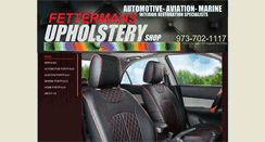 Desktop Screenshot of fettermansupholstery.com